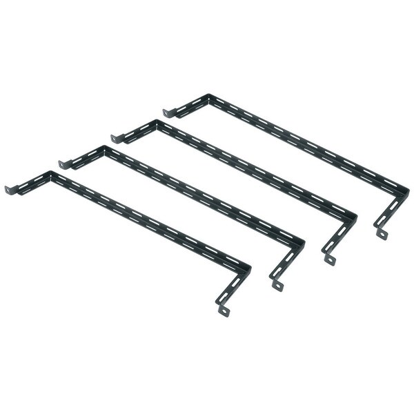 Main product image for Essex by Middle Atlantic LB-4A-4PK L Shaped 4" Offset Lacing Bar - 4 Pack
